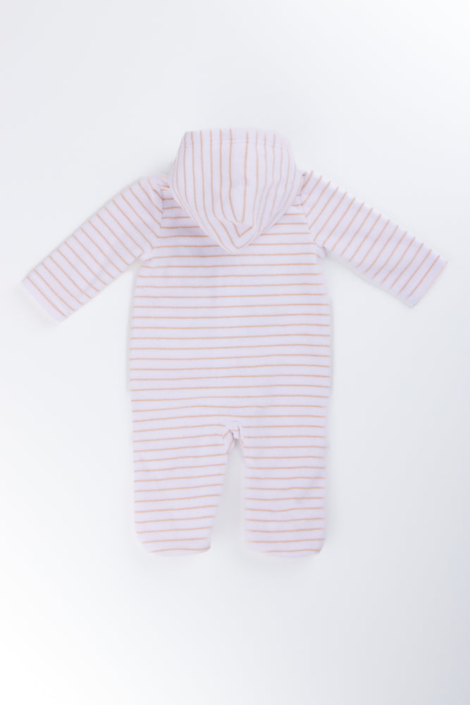 White Stripe Buddy Bear Jumpsuit (2)