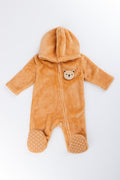 Brown Bear Fleece Jumpsuit