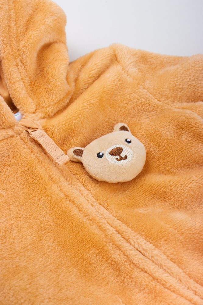 Brown Bear Fleece Jumpsuit (1)
