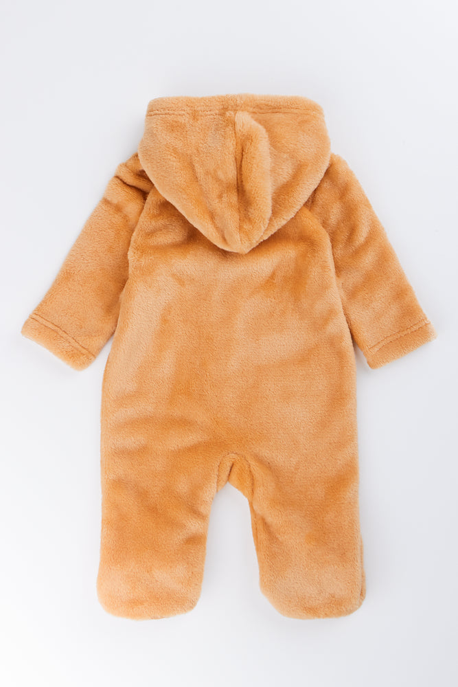 Brown Bear Fleece Jumpsuit (3)