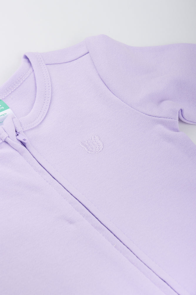 Lilac Cotton Sleepsuit (1)