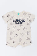 Cream Cuddly Buddy Bear Romper