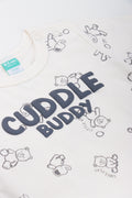 Cream Cuddly Buddy Bear Romper (1)