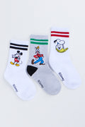 Mickey Mouse 3 Pack Socks