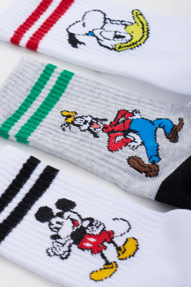 Mickey Mouse 3 Pack Socks (1)