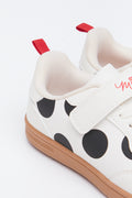 Cream Minnie Mouse Spotted Sneakers (3)