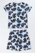 Blue Monster Truck Pyjama Set (2)