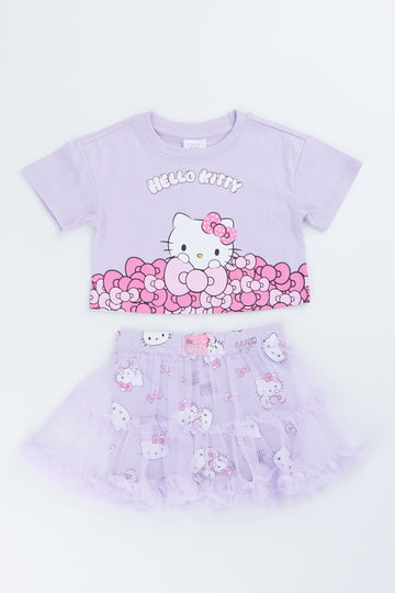 Lilac Hello Kitty Two Piece Set