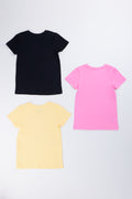 Hello Kitty Character Print T-Shirt 3 Pack (2)
