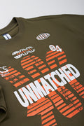 Green Printed Unmatched T-Shirt (1)