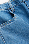 Blue Denim Cargo Pants (1)