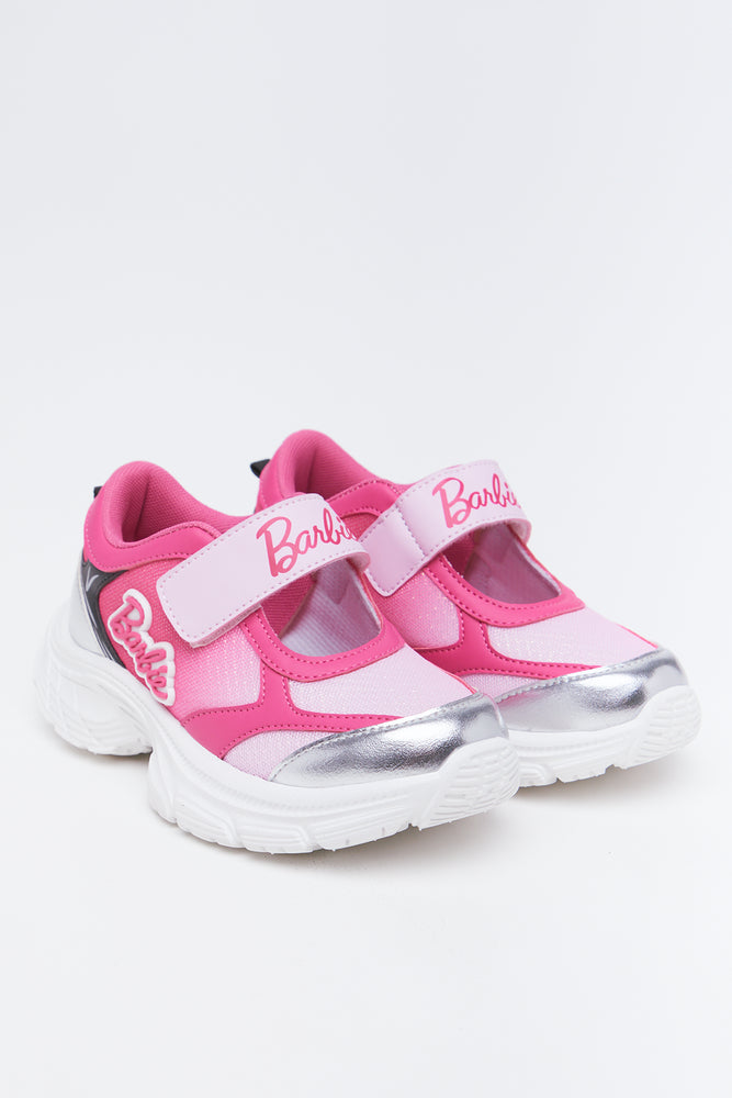 Cerise Barbie Mary Jane Trainers