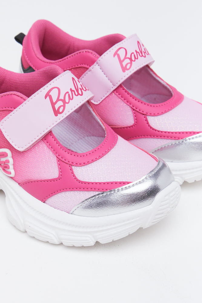 Cerise Barbie Mary Jane Trainers (2)