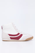 Cream High Top Sneakers (1)