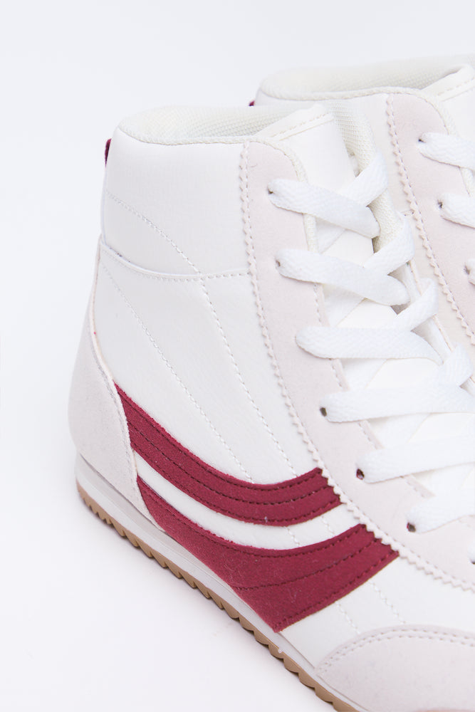 Cream High Top Sneakers (3)