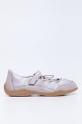 Silver Grey Lace Up Shoes (1)