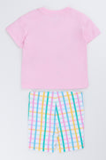 Boxy Graphic T-Shirt Shorts Set (2)