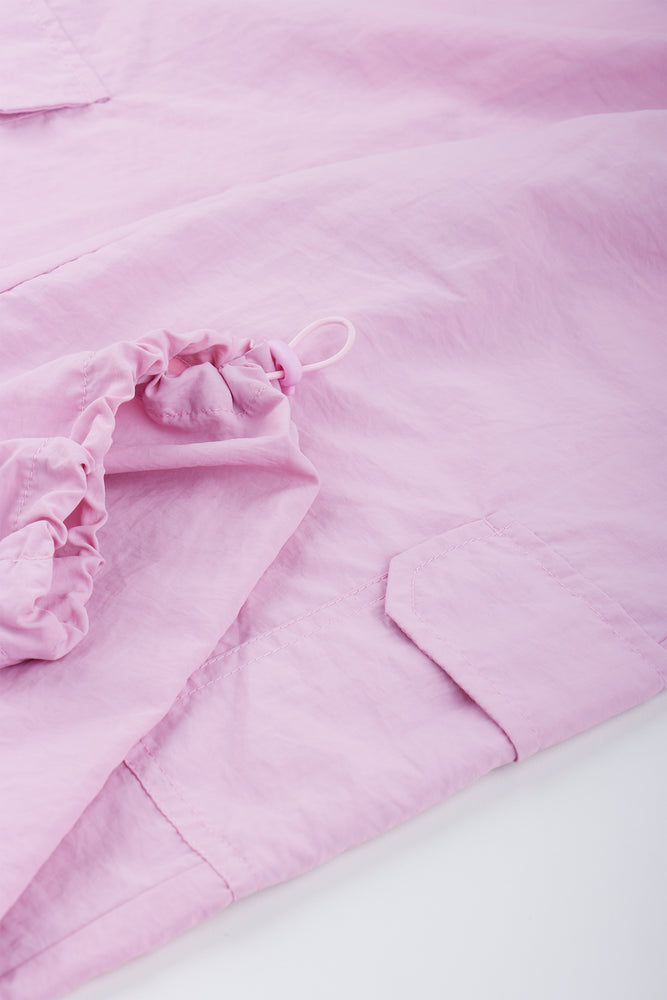 Pink Cargo Balloon Pants (1)