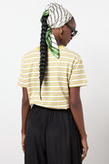 Green Stripe Regular Crewneck T-Shirt (2)