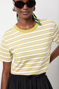 Green Stripe Regular Crewneck T-Shirt (3)