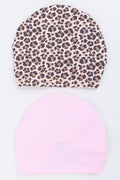 2 Pack Animal Print Turban (2)