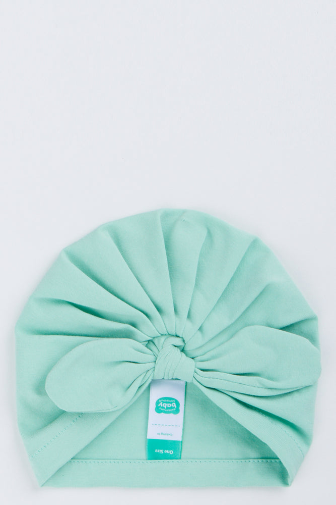 Sage Turban With Bow