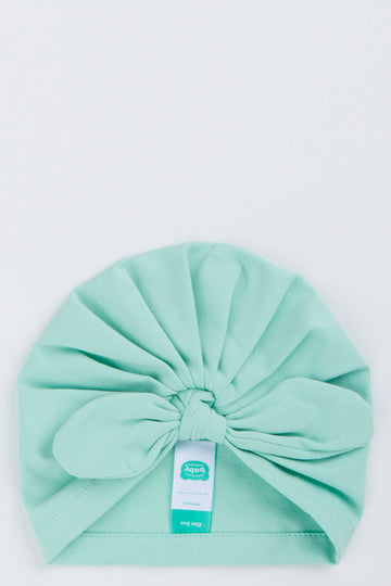 Sage Turban With Bow