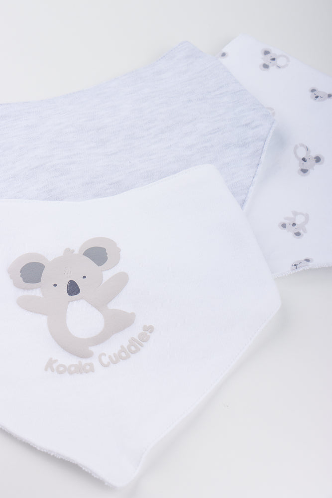 3 Pack Koala Bandana Bibs (1)