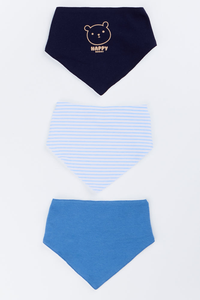 3 Pack Bear Bandana Bibs