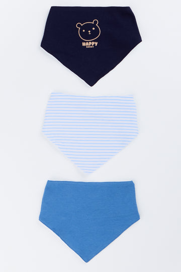 3 Pack Bear Bandana Bibs