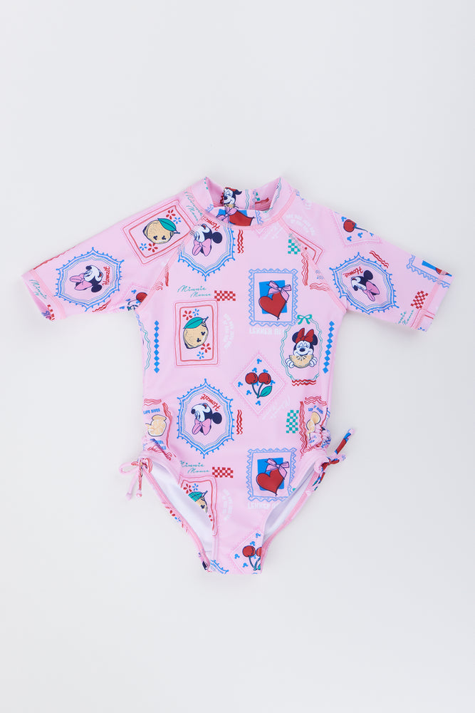 Pink Minnie Mouse Swimsuit