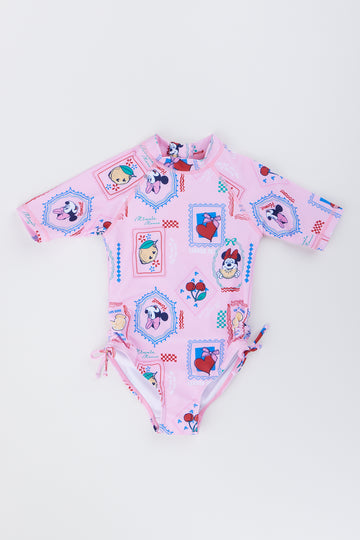 Pink Minnie Mouse Swimsuit