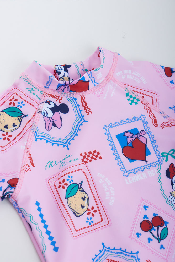 Pink Minnie Mouse Swimsuit (2)