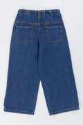 Blue Daisy Embroidered Wideleg Jeans (2)