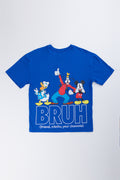 Blue Mickey Mouse Graphic T-Shirt (2)