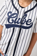 Striped Button Down Baseball Shirt (4)