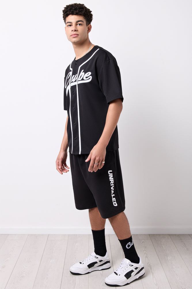 Black Cube Baseball Shirt (1)