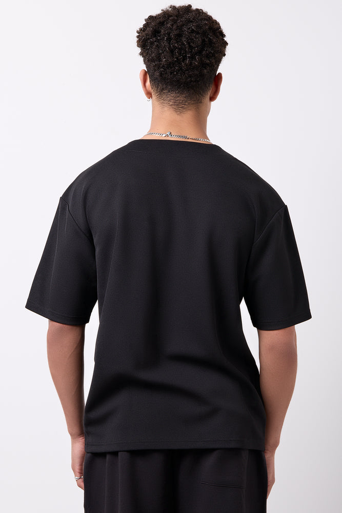 Black Cube Baseball Shirt (2)