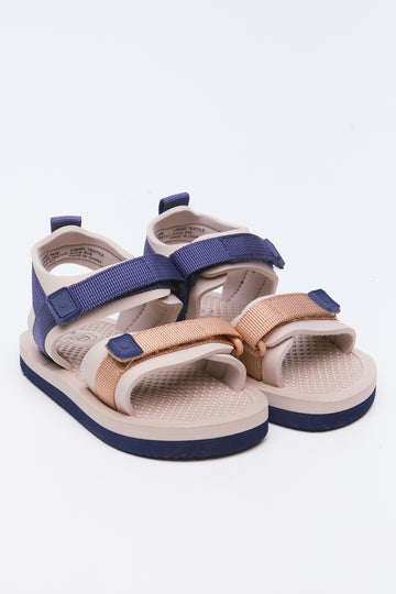 Natural Double Strap Sandals