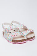 Floral Print Comfort Sandals