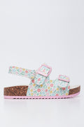 Floral Print Comfort Sandals (1)