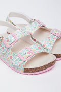Floral Print Comfort Sandals (2)