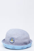 Grey Melange Beach Bucket Hat (2)