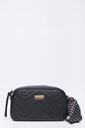 Black Quilted Camera Bag