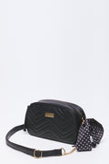 Black Quilted Camera Bag (1)