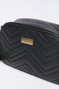 Black Quilted Camera Bag (2)