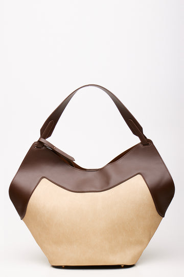 Two Tone Tote & Purse Set