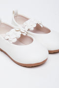 Cream Floral Trim Pumps (2)