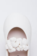 Cream Floral Trim Pumps (4)