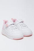 White Flower Badge Sneakers